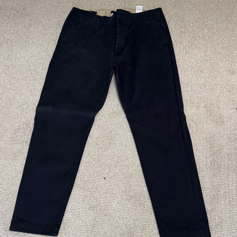 Men's Black Casual Chinos Pants